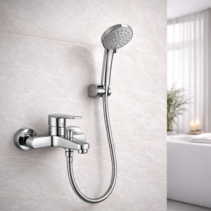 Ducha Cromada Sencilla Modelo #73003