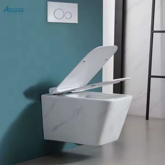 Inodoro Suspendido con Acabado Marmolado – Modelo #T3210UG